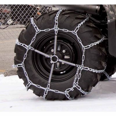 Peerless ATV Trac 106 Series V-Bar All Terrain Vehicle Chains, 4-Link Spacing, 17 lbs. 