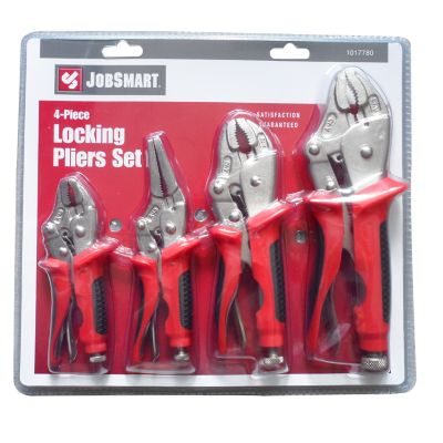 JobSmart? 4 Piece Locking Pliers Set