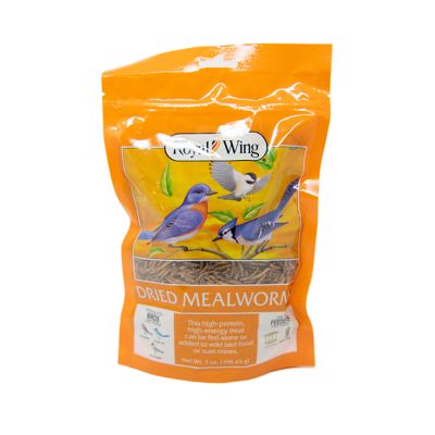 Royal Wing&reg; Dried Mealworms, 7 oz. tub 