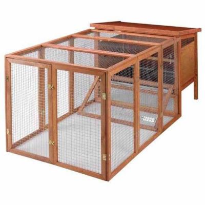 ... Chickenware Chick-n-hutch &amp; Pen Kit, 2-4 Chicken Capacity | Braindrive