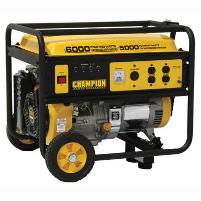 Champion Power Equipment? 5000w/6000w Portable Generator With Wheel Kit