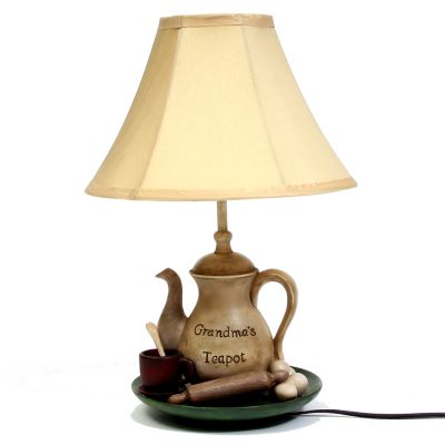 Red Shed? Teapot Table Lamp Zoombug