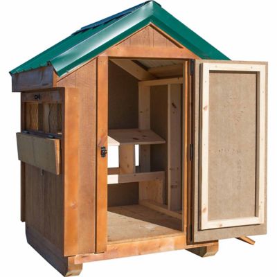 Trio Amish-Made Solid Wood Chicken Coop , Up to 7 Chickens