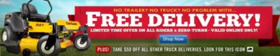 Free Shipping for Riding and Zero Turn Mowers for a limited time - Tractor Supply Co.