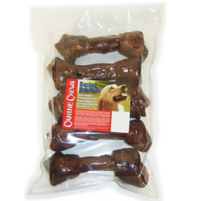  Prime Rawhide¿ 8 in. Basted Beef Bone, Pack of 5
