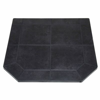 American Classics 48 in. Tile Hearth Pad; Type 2; Black Jack