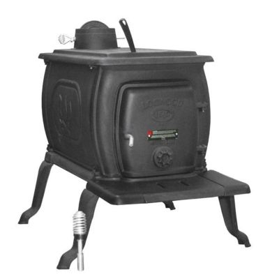 United States Stove Cast Iron Logwood Stove, Large 