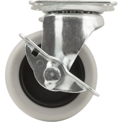 casters brake wheel rubber caster zoom swivel tractorsupply