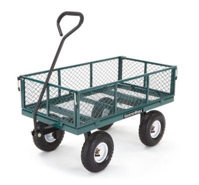 GroundWork 800 lb. Capacity Steel Garden Cart, GW800