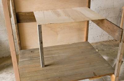 Attach the interior platform