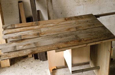 Attach the lower edge of the siding
