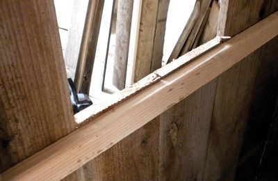 Install interior support trim