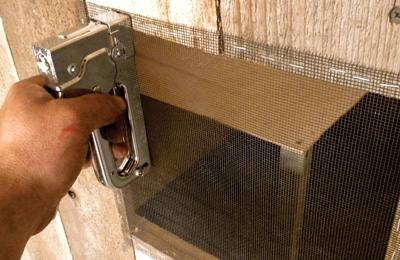 Screen in the window