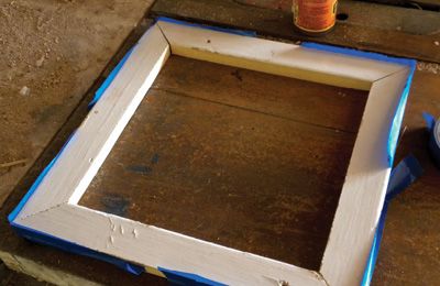 Glue up the window frame