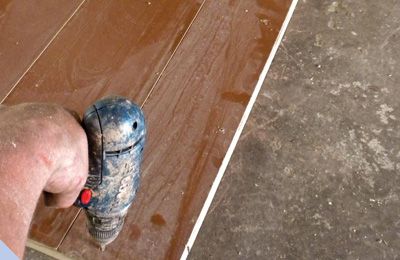 Build the door frame and panel