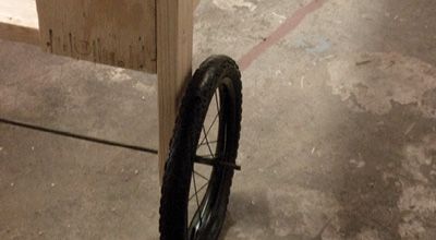 Mount the axle and wheels