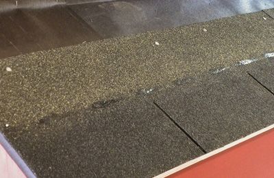 Begin nailing on shingles