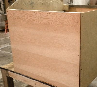 Attach the back panel