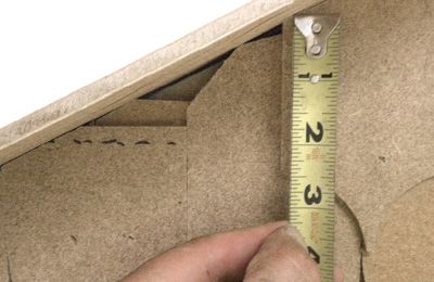 Mark the last few shingles