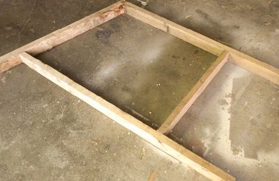 Frame the coop’s right side