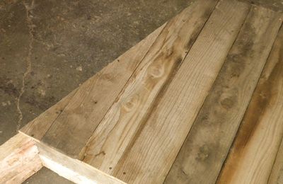 Trim the excess siding
