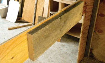 Reinforce the front panels