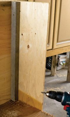 Construct the first back panel
