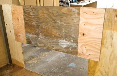 Reinforce the back panel