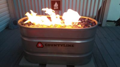 Diy Natural Gas Stock Tank Fire Pit Tractor Supply Co