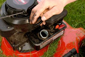 How to change oil in honda push mower #1