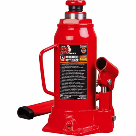 Torin Big Red Welded Hydraulic Bottle Jack 12 Ton Red Bottle Jacks