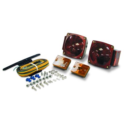 Image showing  12V Square Trailer Light Kit, Fits Trailers Under 80 in. W