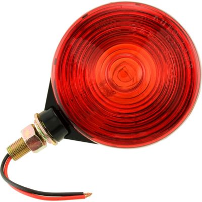 Image showing  5-5/8 in. 12V Double-Faced Round Stop/Tail/Turn/Park Light, Red/Amber