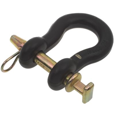 Image showing  3-1/4 in. Straight Clevis Pin and Clip, Black