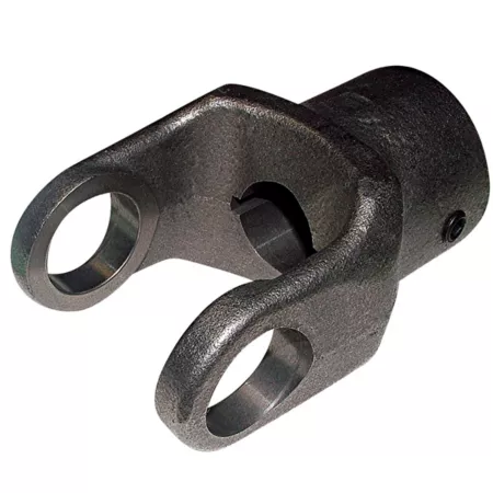 Weasler 1-1/4 in Tool Yoke Round Bore with Double Groove and Set Screw for North American 12 Series Tractor PTO Parts