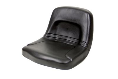 Image showing  13.75 in. Seats High-Back Steel Pan Tractor Seat, Black