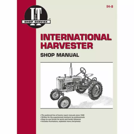 I&T Shop Manuals International Harvester Shop Manual for MD Super MD MDV Super MDV Super MTA ODS6 and more 88 pages Tractor Repair Manuals