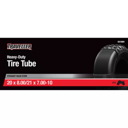 Traveler 20x8/21x7-10 MTB Inner Tube with TR-13 Valve Stem Inner Tubes