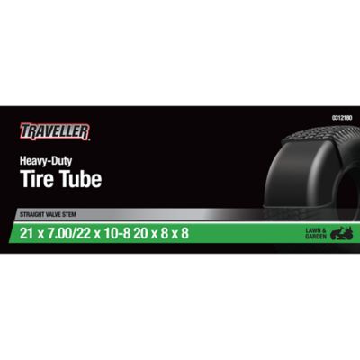 Image showing  21x7.00/22x10-8 20x8x8 Lawn and Garden Inner Tube with TR-4 Valve Stem