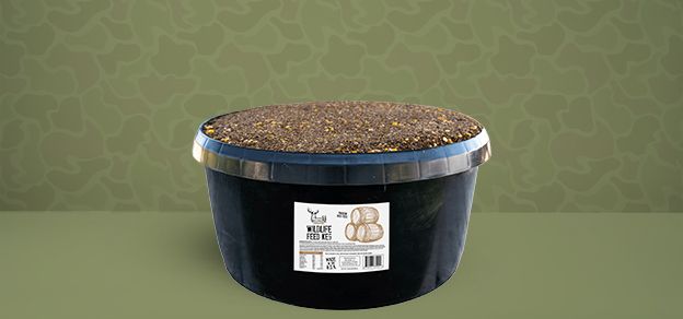 Buck Bourbon Wildlife Feed Keg