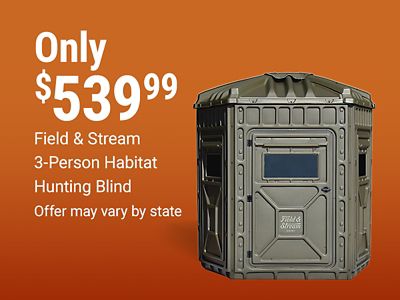 Field & Stream 3-Person Habitat Hunting Blind only $539.99. Offer may vary by state.