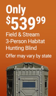 Field & Stream 3-Person Habitat Hunting Blind only $539.99. Offer may vary by state.