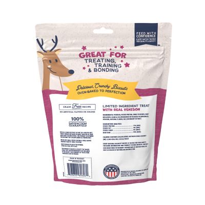 Image showing  Crunchy Biscuits With Real Venison Small Breed Dog Treats, 8 oz.