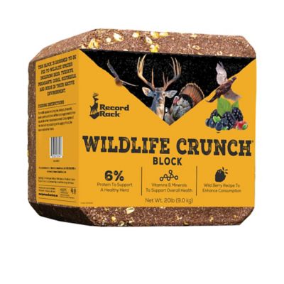 Record Rack 20 lb. Wildlife Crunch Block