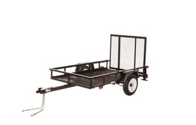Carry On Trailer 4 Ft X 7 Ft Open Mesh Floor Utility Trailer At Tractor