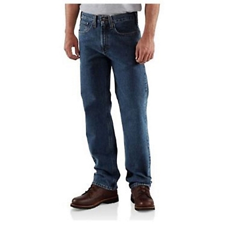 Carhartt Men's Traditional Fit Mid-Rise Straight Leg Jeans