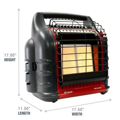 Image showing  4,000-18,000 BTU Big Buddy Portable Liquid Propane Heater, Massachusetts/Canada Version