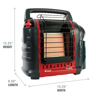 Image showing  Propane Portable Buddy Heater, 225 sq. ft., 9,000 BTU, Massachusetts/Canada Approved Version
