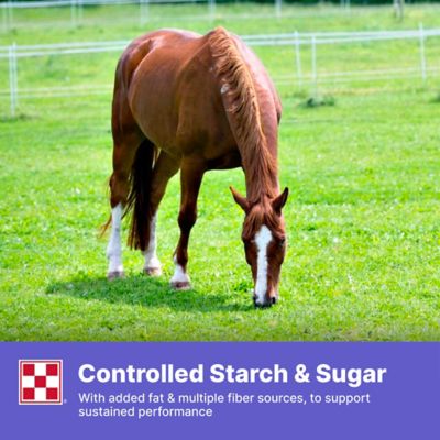 Image showing 5 th Purina Strategy Healthy Edge Horse Feed, 50 lb. Bag