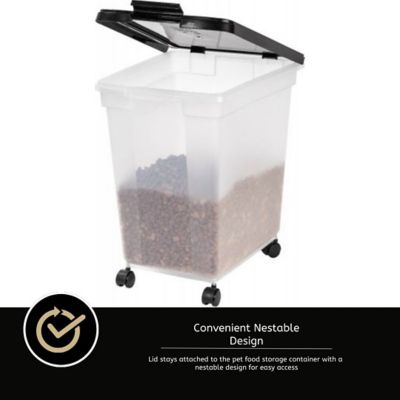 Image showing  50 lb./65 qt. Airtight Pet Food Storage Container